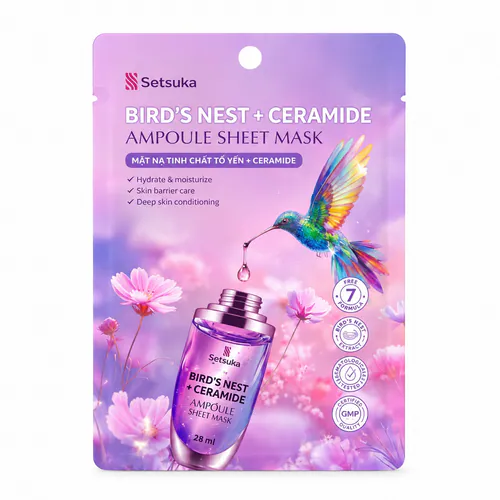 Bird's Nest Ceramide Ampoule Sheet Mask
