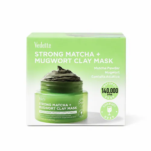 Strong Matcha + Mugwort Clay Mask