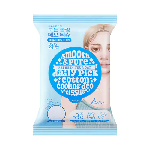 Smooth & Pure Cotton Cooling Deo Tissue
