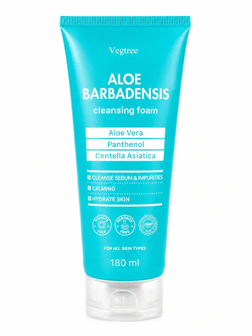 Aloe Barbadensis Cleansing Foam